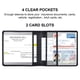 thumbnail image 3 of Titular de registro y seguro de automóvil Cacturism Black, 3 of 8
