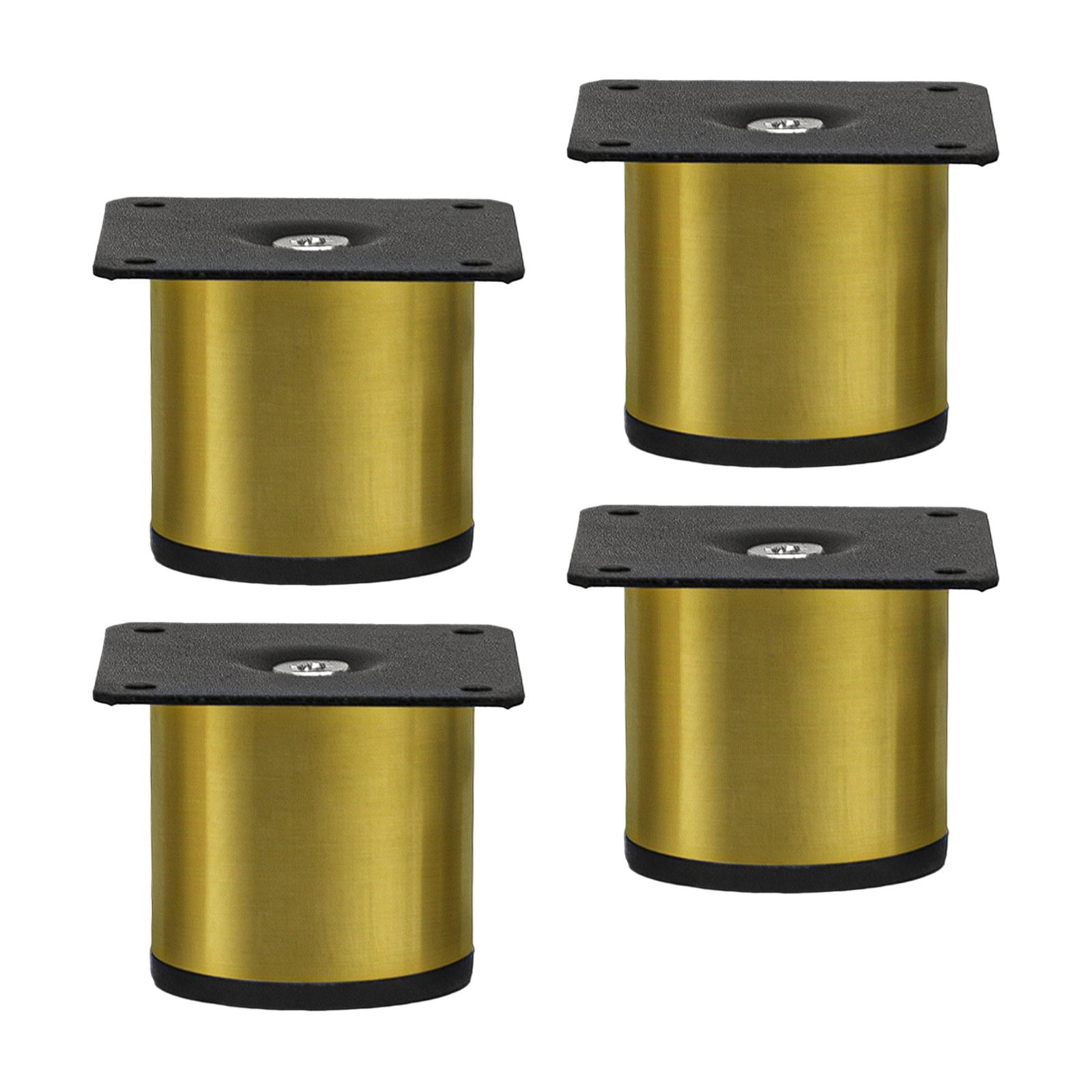 Bothyi - 4x Muebles Soportes Patas Salón Muebles Hardware Cama Muebles Pie Aureate 5x5cm