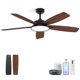 thumbnail image 1 of Ventilador de techo inteligente Roomratv 52" con luz LED y control por voz, 1 of 9
