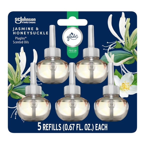 Refrescos Glade Plugins para ambientador, jazmín y madreselva, 20 ml