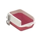 thumbnail image 2 of Caja De Arena Para Gatos Resistente A Las Manchas Y Antisalpicaduras Con Bandeja De Arena Para Gatos De Lado Alto Rosa, 2 of 5