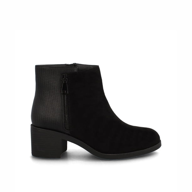 Botín Mujer Bata Maite Negro Taco
