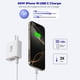 thumbnail image 2 of Bloque De Carga De 60 W Usb c De 5 Puertos Para Iphone 17 16 Con Cable, 2 of 7