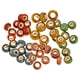 thumbnail image 2 of 50 Cuentas Espaciadoras De Cerámica Multicolor Con Agujero Grande Para Anillos De Bricolaje, Fabricación De Joyas, 2 of 5