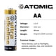 thumbnail image 4 of Paquete de 16 Pilas AA Ultra Alcalinas ATOMIC 1.5V, 4 of 7