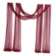 thumbnail image 2 of Corredor De Mesa De Draping De Arco De Boda Reutilizable Para La Fiesta Con El Tema Del Fondo De La Fiesta De La Fiesta Burdeos, 2 of 5