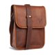 thumbnail image 1 of Bolso Bandolera de cuero natural, café miel, vintage. Franz Mossi, 1 of 3