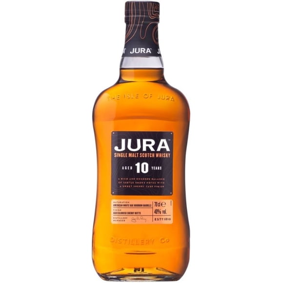 Whisky Jura 10 Años 40° 700Cc