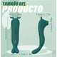 thumbnail image 3 of Vibrador con Succionador y Punto G Verde, 3 of 3