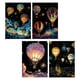 thumbnail image 3 of 4x Juego De Arte De Papel Para Rascar, Kits Educativos De Proyectos De Manualidades Para Niños Para Juegos, Globos Aerostáticos, 3 of 5