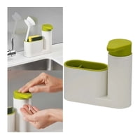 Genérico - Dispensador De Lavalozas Jabón Y Porta Esponja Organizador