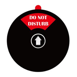 Magideal - Señal De Puerta De Oficina, Señal De Puerta De Privacidad, Casa, No Molestar, Señal De Puerta Magnética Para Salones, Hotel, Estudio, Sala De Estudio, Negro