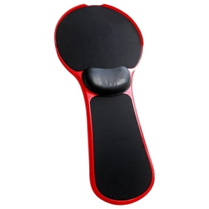 Bothyi - Reposabrazos Ergonómico Para Computadora, Reposamuñecas Para Escritorio Y Silla, Reposabrazos De 18,5X8 Pulgadas, Color Rojo