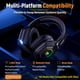 thumbnail image 5 of Auriculares inalámbricos para juegos Ozeino con micrófono plegable RGB PS5, 5 of 6