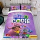 thumbnail image 4 of Mia y Codie Conjunto de sábanas temático, trío de piezas, cómodo y amigable con la piel, diseño único, regalo de decoración para el hogar para familiares, amigos y fans, 90 cm * 190 cm, 4 of 6