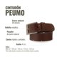 thumbnail image 3 of Cinturón Casual Liso Cuero Genuinio OLKI Peumo - Café Oscuro marron 100, 3 of 3