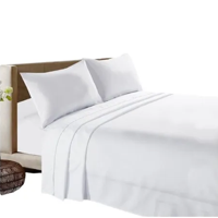 Genérico - Juego Sabana 200 Hilos 1.5 Plaza + Funda Almohada