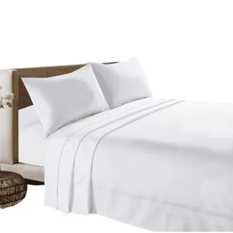 Genérico - Juego Sabana 200 Hilos 1.5 Plaza + Funda Almohada