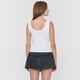 thumbnail image 2 of Polera Mujer Sin Mangas Rib Ecru Corona, 2 of 5