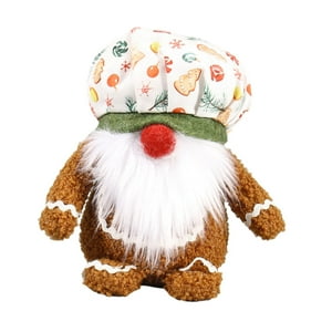 Genérico - Muñeco De Hombre De Jengibre Sin Rostro, Regalo De Navidad, Decoración Navideña Para El Hogar Interior, Estilo B