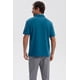 thumbnail image 3 of Polera Hombre Piqué Básica Lisa Petróleo - ll, 3 of 4