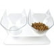 thumbnail image 1 of Plato Doble Para Mascotas Con Forma De Gato, 1 of 2