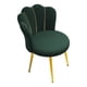 thumbnail image 3 of Silla De Tocador Silla Auxiliar Moderna Y Suave Con Patas De Metal Para Cafetería, Salón, Dormitorio, Verde, 3 of 5