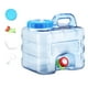 thumbnail image 2 of Tanque de agua portátil Contenedor de almacenamiento de agua Transparente Azul Versátil Ligero Fácil de limpiar y que ahorra espacio Jarra de agua par 75 litros, 2 of 5