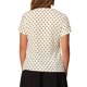 thumbnail image 3 of INSPIRE CHIC Blusa de lunares impresa para mujer de regreso a clases, cuello en V, manga corta, top para usar en el trabajo, M albaricoque, 3 of 6