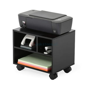 Bookstore - Mueble Para Impresora Con Ruedas - Negro