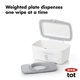 thumbnail image 3 of Dispensador de toallitas OXO Tot Perfect Pull, gris, 1 unidad, 3 of 9