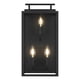 thumbnail image 1 of Aplique de Pared Exterior Valentin 8 de Hierro Negro Elegant Lighting, 1 of 8