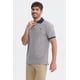 thumbnail image 2 of Polera Hombre Slim Cuello Camisero Gris, 2 of 4
