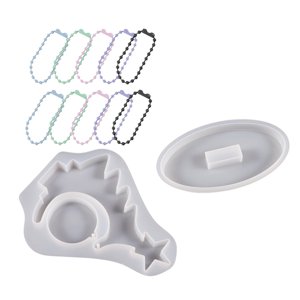 Bothyi - Modelo De Marco De Fotos Hecho A Mano, Modelo De Fundición Epoxi Artesanal, Exhibición De Fotos De Aniversario Con Cadena De Color