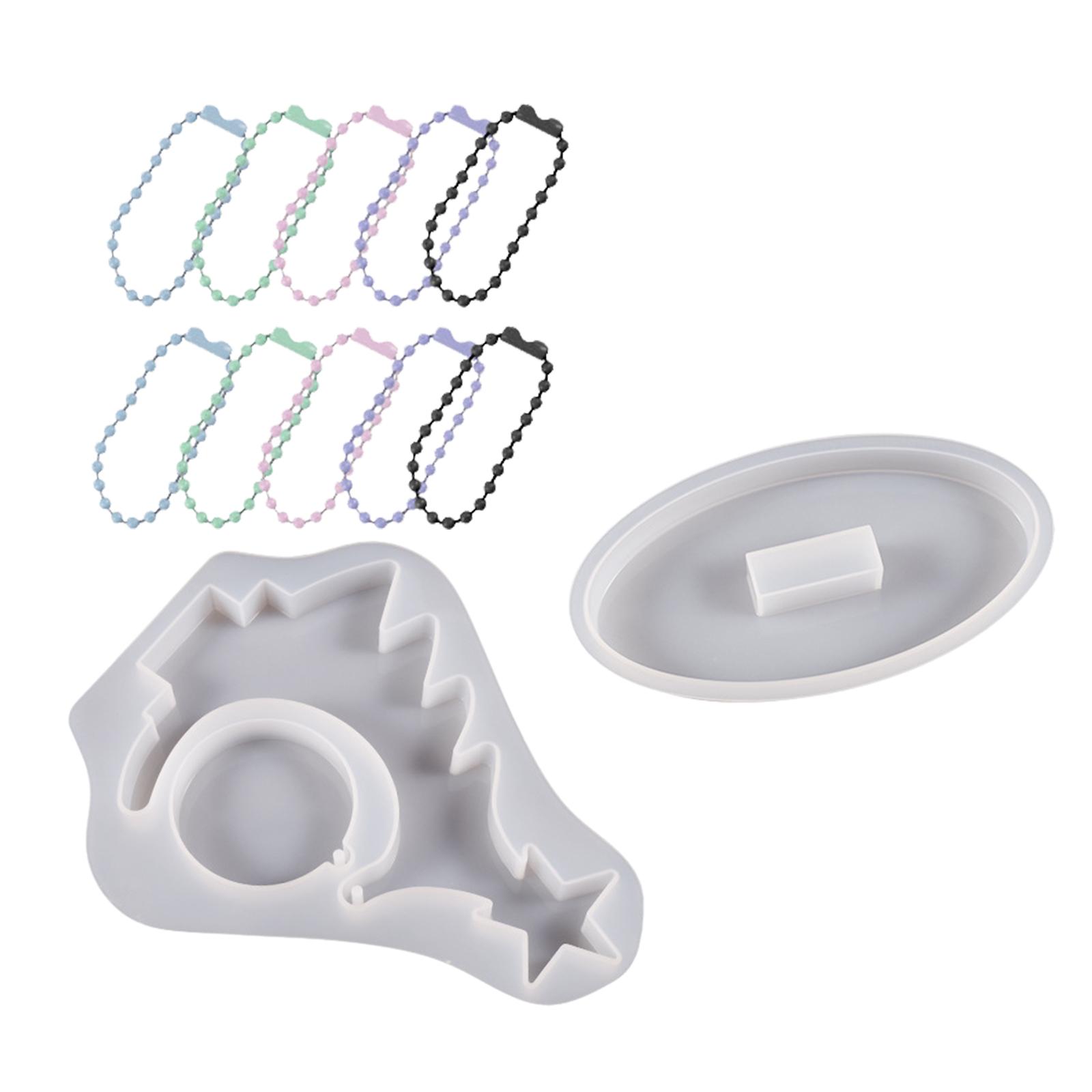 Bothyi - Modelo De Marco De Fotos Hecho A Mano, Modelo De Fundición Epoxi Artesanal, Exhibición De Fotos De Aniversario Con Cadena De Color