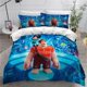 thumbnail image 1 of Cartoon animation 3D Wreck-It Ralph 3D digital printing bedding king size printing children's gifts boys bedroom sets Bed Sheets, 1 of 5