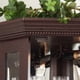 thumbnail image 2 of Gabinete Curio de esquina iluminada - estante de pantalla de vidrio con puertas de vidrio templado, estantería ajustable y bombilla de perlas incluida, 2 of 6