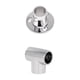 thumbnail image 5 of Marine Boat Rail / Stanchion Base + Handrail Fittings 90 Degree Tee 25mm, 5 of 6