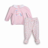 Conjunto Recién Nacido Niña Rosado Pillin