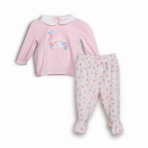 Conjunto Recién Nacido Niña Rosado Pillin