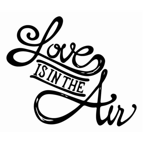 Rienda Libre Graphics - Decomural Love Is In The Air Love Ws-34109