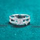 thumbnail image 4 of Anillo de Promesa de Boda para Mujer, Anillos de Compromiso de Moissanita 1 Uds Color D VVS1, Anillo de Diamante de Corte Redondo de Plata Esterlina 925 para Mujer Novia Madre, 4 of 9