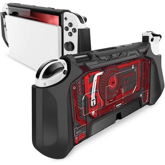 Funda Dockable Mumba Blade Series Rojo para Nintendo Switch OLED