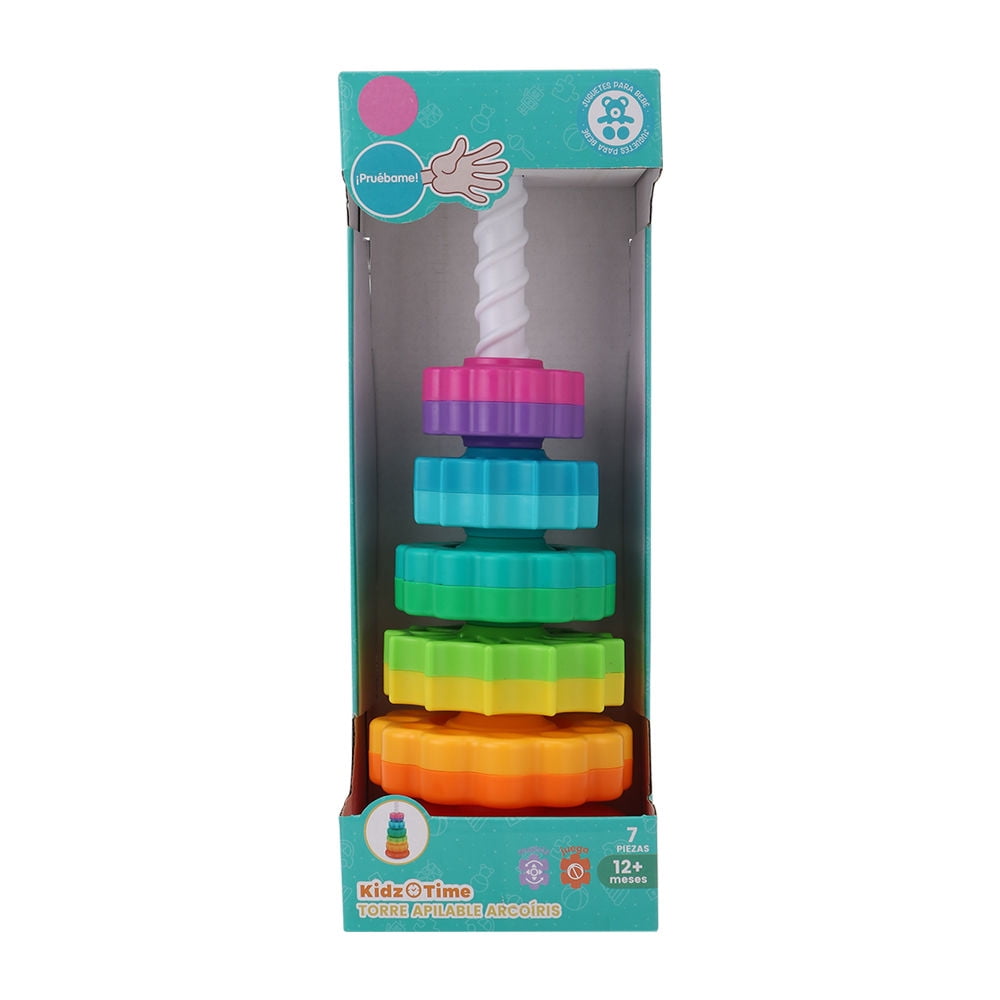 Torre Apilable Arcoiris Multicolor Kidz Time