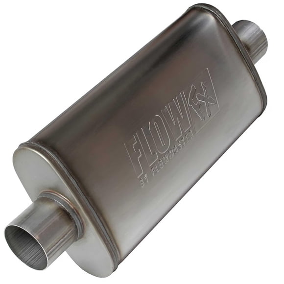 Silenciador Flowmaster Flow FX de acero inoxidable con entrada/salida central de 3,00 pulgadas