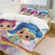 thumbnail image 2 of Shimmer And Shine Cartoon Bedding Sets Ultra Soft Skin-Friendly Duvet Cover 3 Piece, Cute Comforter Cover Bed Set for Boys Girls Kids, 2 of 5