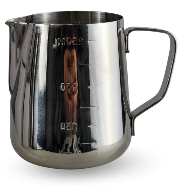 Jarro Lechero Olla 350ml Aluminio Plateado Antiadherente
