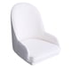 thumbnail image 4 of Funda Elástica Para Silla Con Respaldo Alto, Funda Para Silla De Mostrador, Para Ceremonias, Dormitorios, Apartamentos, Color Beige Y Blanco, 4 of 5