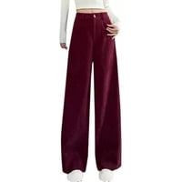 Genérica - Pack 3 Pantalón Tiro Alto Mujer Pantalones Pierna Ancha