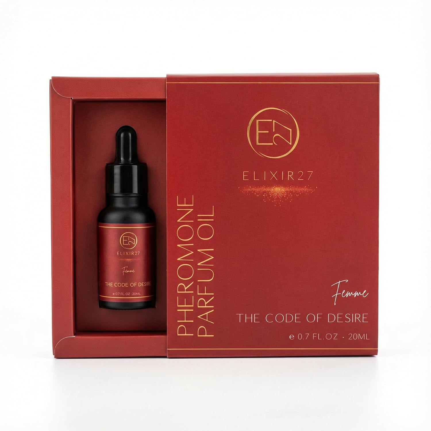 Perfume Elixir27 Aceite De Perfume Con Feromonas Para Mujer, 30 Ml